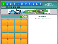 Tablet Screenshot of bogglewords.com